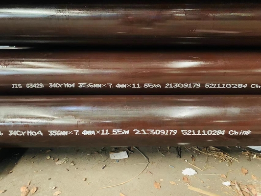 Bending Seamless Steel Tube Pipes Durable 34Cr Mo4 JIS G3429