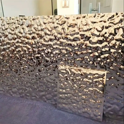 Water Ripple Stainless Steel Corrugated Sheet / Plate No 1
