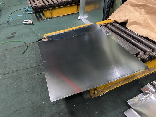SPCC MR Steel Tin Plate Sheet 0.18mm Bright 2.8 / 2.8