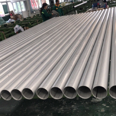 Round Ends Stainless Steel Fluid Tubes 12Meters Length 1mm - 100mm Wall Thickness