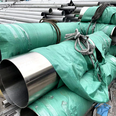 100mm Stainless Steel Heat Exchange Tubes Pipe For Acid And Alkali Substances