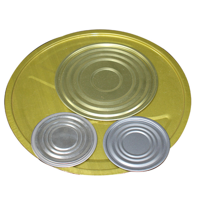 Food Packing Steel Tinplate Tin Can Lids 153mm Diameter Tin Bottom 0.14mm