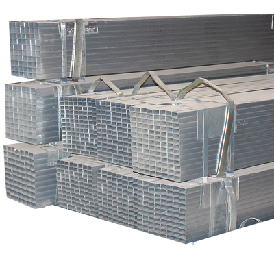 Corrugated Square Tubing Galvanized Steel Pipe Iron Rectangular For Carports