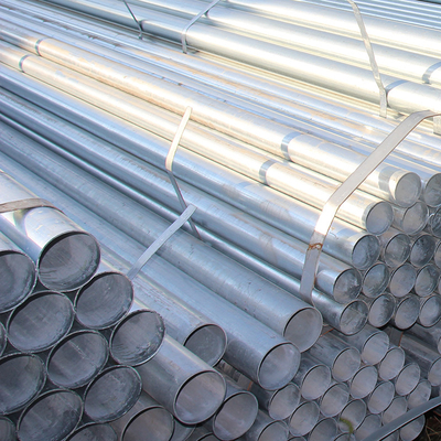 Fire Fighting Welded Galvanized Steel Pipe Seamless ERW Sch 40 80 Carbon 6M Tube