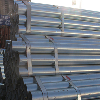 15mm Thickness Pre Galvanized Steel Tube Pipe Hot Dipped GI Round Tubing
