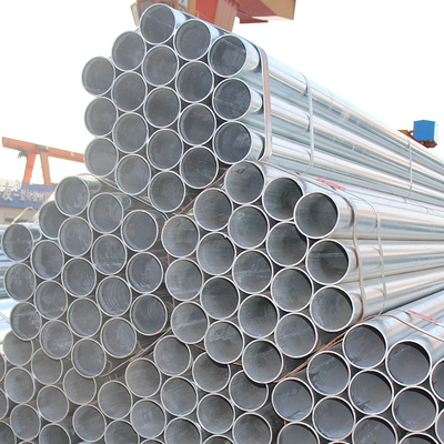 15mm Thickness Pre Galvanized Steel Tube Pipe Hot Dipped GI Round Tubing