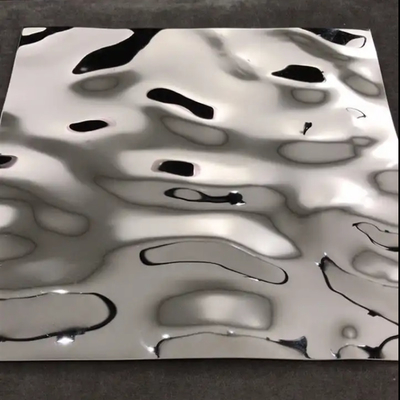 Water Ripple Stainless Steel Corrugated Sheet / Plate No 1