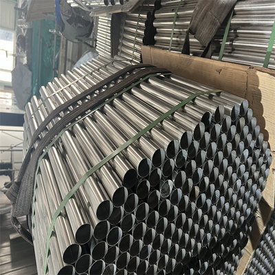 2B Finished Decorated Stainless Steel Pipes Round Steel Tube